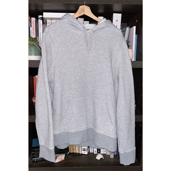Michael Kors Other - Michael Kors Gray Henley Ribbed Hooded Sweater Men’s Large